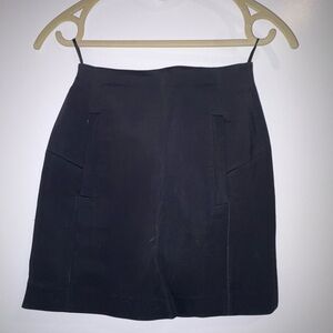 Prada Black Mini Skirt w/ Pockets